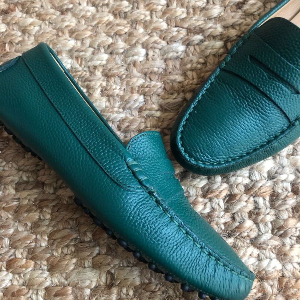 M Gemi The Pastoso. Italian Leather Penny Driving Loafer. Size 38.5 - Picture 11 of 16